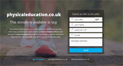 Desktop Screenshot of physicaleducation.co.uk